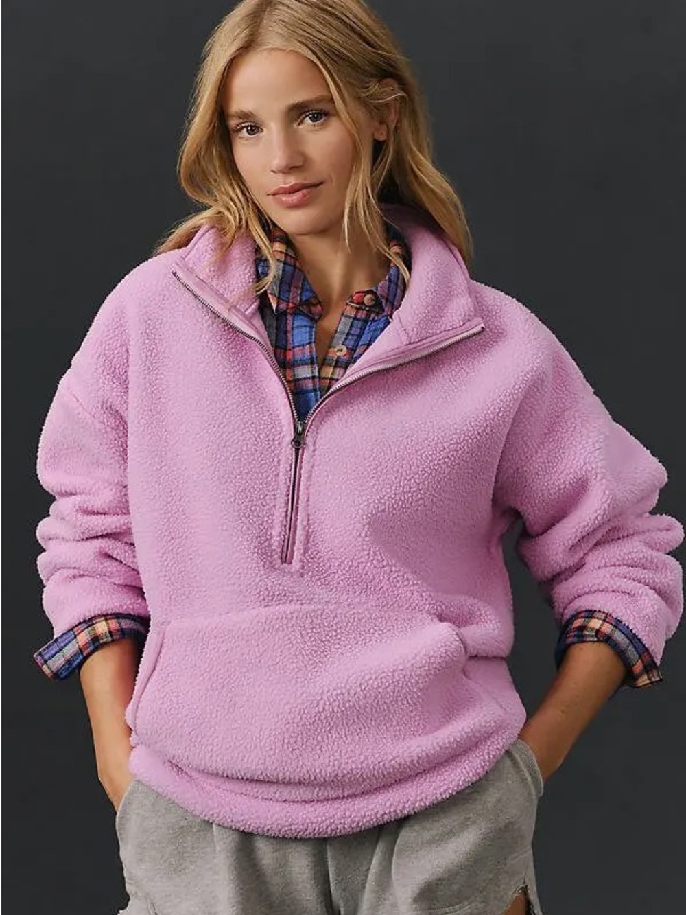 NWT Pilcro Half Zip Pullover Sweater Size Large